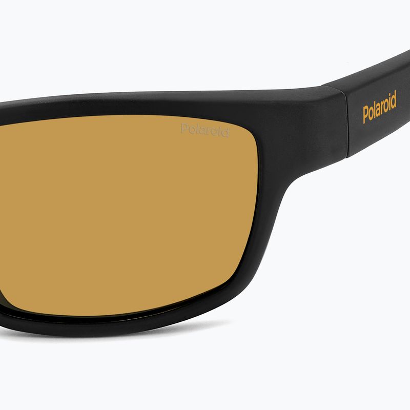 Saulės akiniai Polaroid PLD 7037/S matte black yellow/yellow polarized 7