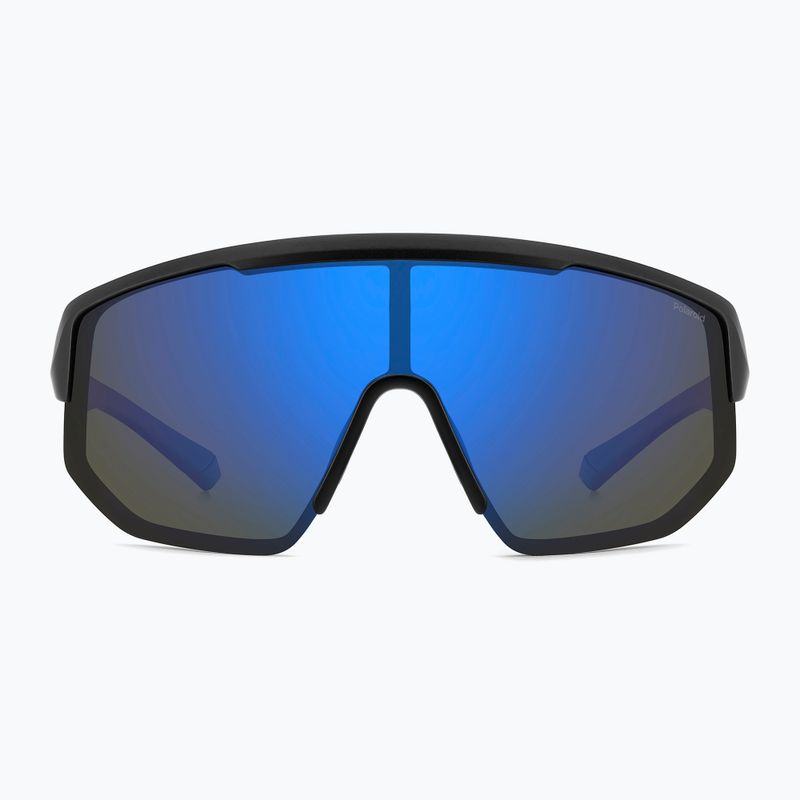 Saulės akiniai Polaroid PLD 7047/S matte black blue/blue mirror polarized 3