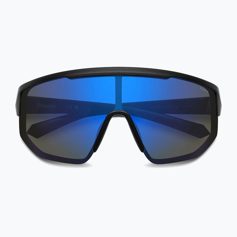 Saulės akiniai Polaroid PLD 7047/S matte black blue/blue mirror polarized 4