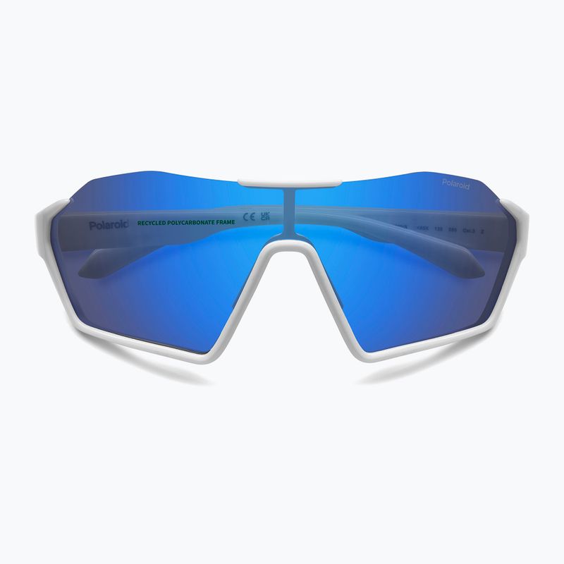 Saulės akiniai Polaroid PLD 7062/S white/blue mirror polarized 4