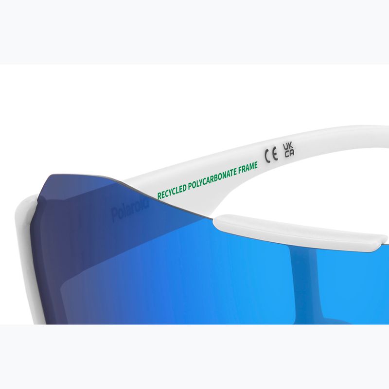 Saulės akiniai Polaroid PLD 7062/S white/blue mirror polarized 8