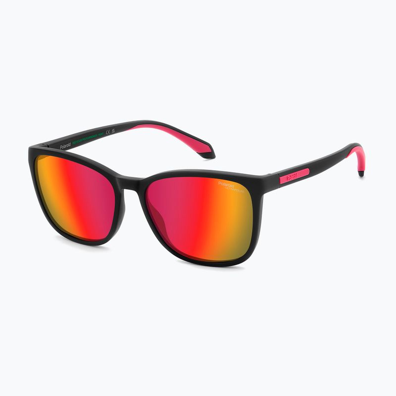 Saulės akiniai Polaroid PLD 2169/S/X matte black red/red multilayer polarized high contrast 2