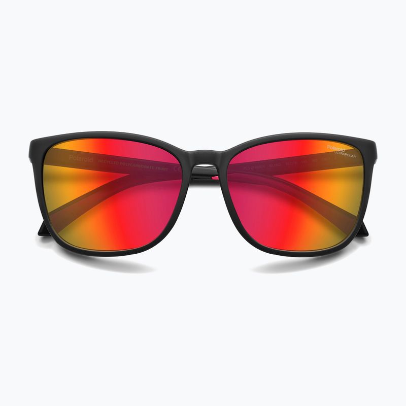Saulės akiniai Polaroid PLD 2169/S/X matte black red/red multilayer polarized high contrast 4