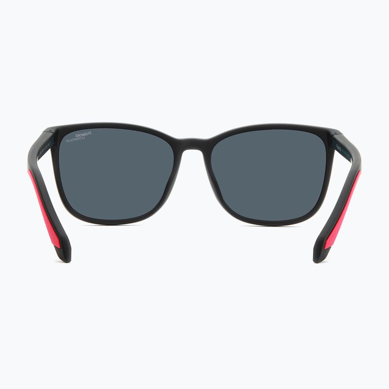 Saulės akiniai Polaroid PLD 2169/S/X matte black red/red multilayer polarized high contrast 5