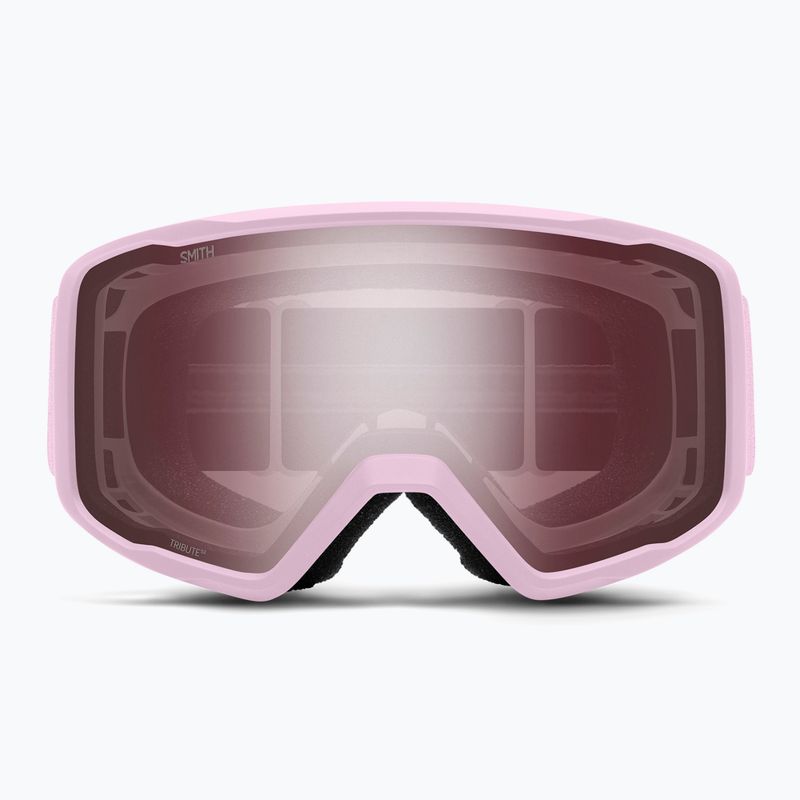 Slidinėjimo akiniai Smith Tribute S2 pink frost/ignitor mirror antifog 2