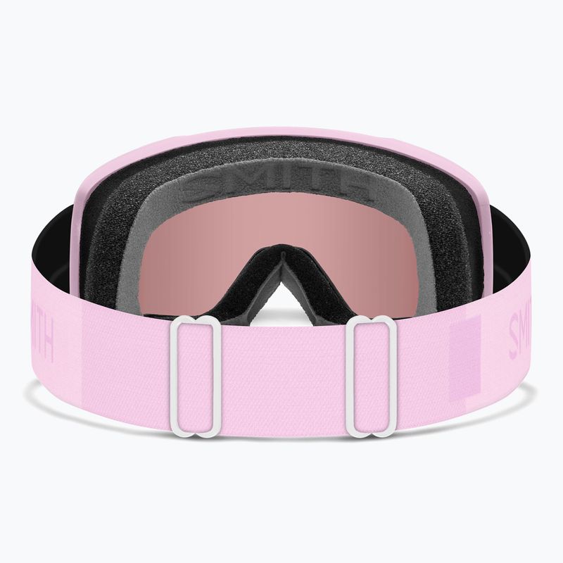 Slidinėjimo akiniai Smith Tribute S2 pink frost/ignitor mirror antifog 3