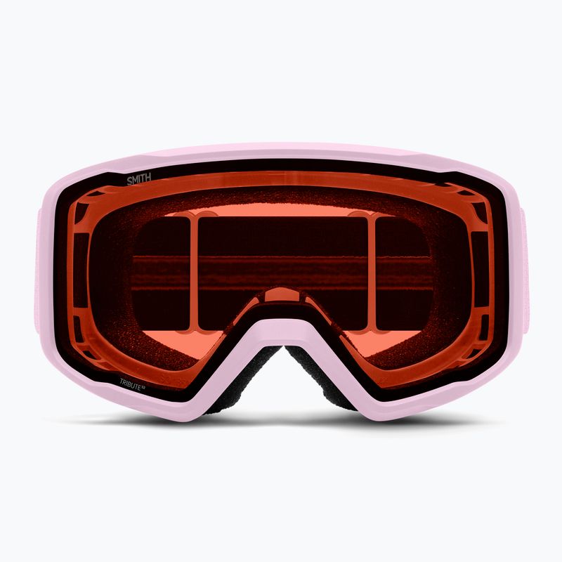 Slidinėjimo akiniai Smith Tribute S2 pink frost/rc36 rose copper antifog 2