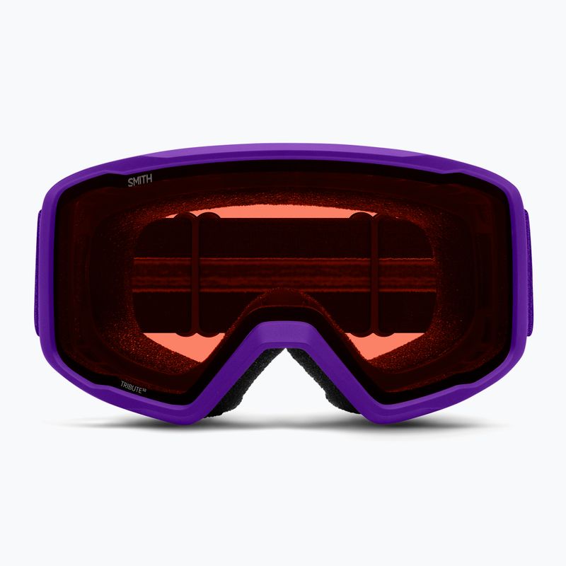 Slidinėjimo akiniai Smith Tribute S2 fresh purple/rc36 rose copper antifog 2