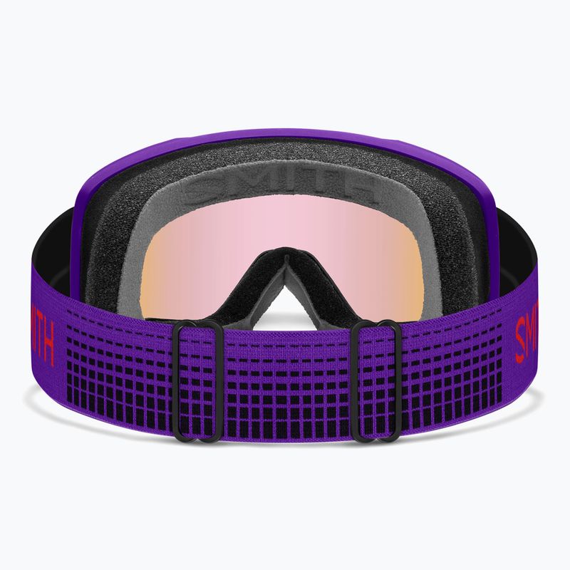 Slidinėjimo akiniai Smith Tribute S1 fresh purple/blue sensor mirror antifog 3