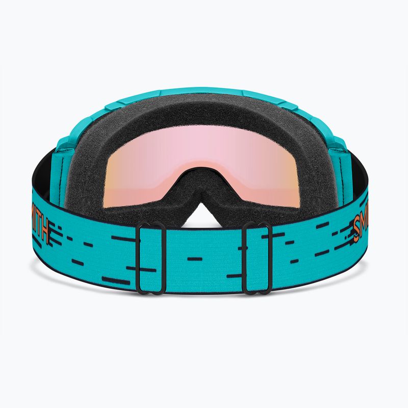 Vaikiški slidinėjimo akiniai Smith Daredevil S1 tropic kidding/blue sensor mirror antifog 4