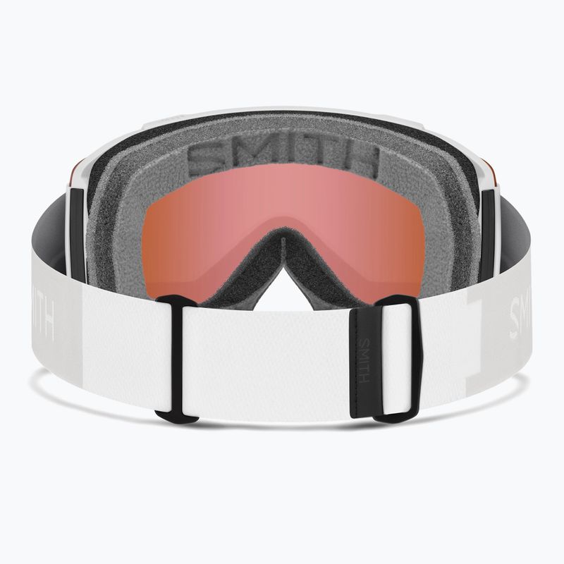 Slidinėjimo akiniai Smith Squad S2 white vapor/chromapop everyday rose gold mirror 3