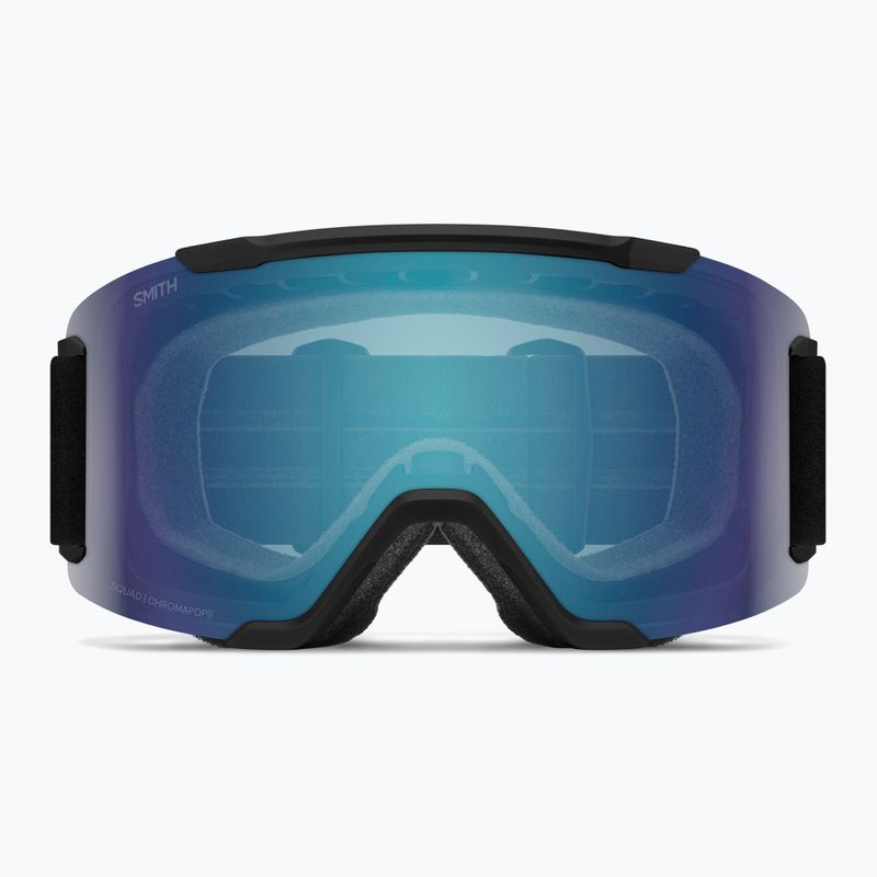 Slidinėjimo akiniai Smith Squad S2 black/chromapop everyday blue mirror 2