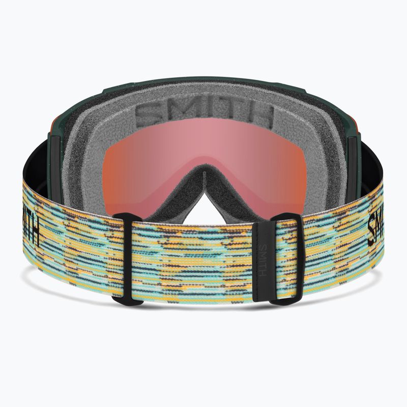 Slidinėjimo akiniai Smith Squad S2 emerald renu upcycled scrap/chromapop green mirror 3