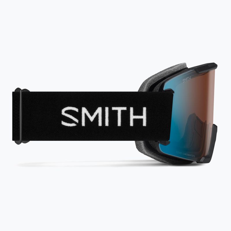 Slidinėjimo akiniai Smith Squad S3-S1 black/chromapop pro photochromic blue mirror 4