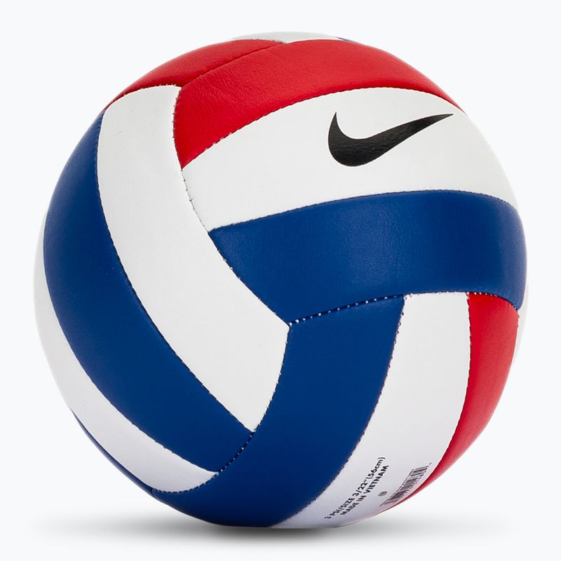 Vaikiškas tinklinio kamuolys Nike Mini Volleyball size 3 white/university red/game royal/black 2