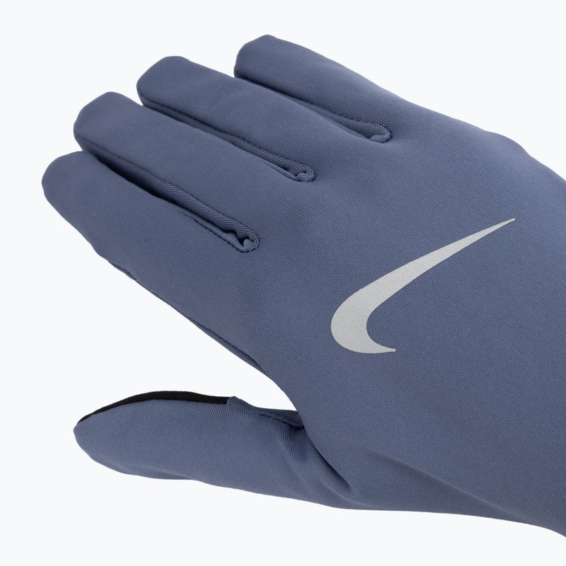 Vyriškos bėgimo pirštinės Nike Pacer Lightweight RG diffused blue/silver 5