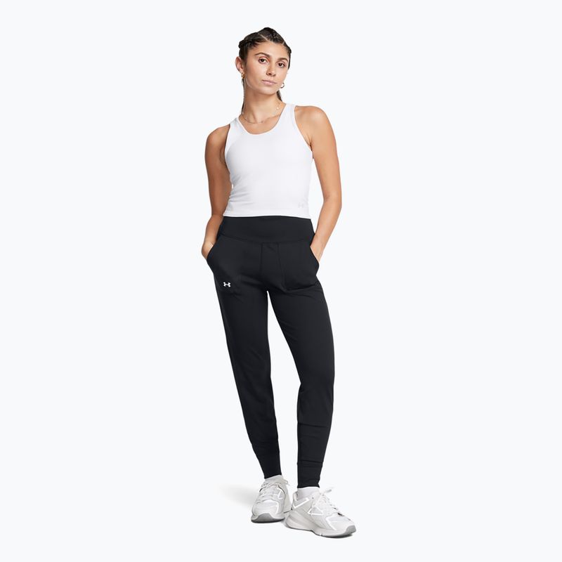Moteriškos treniruočių kelnės Under Armour Motion black/white 2