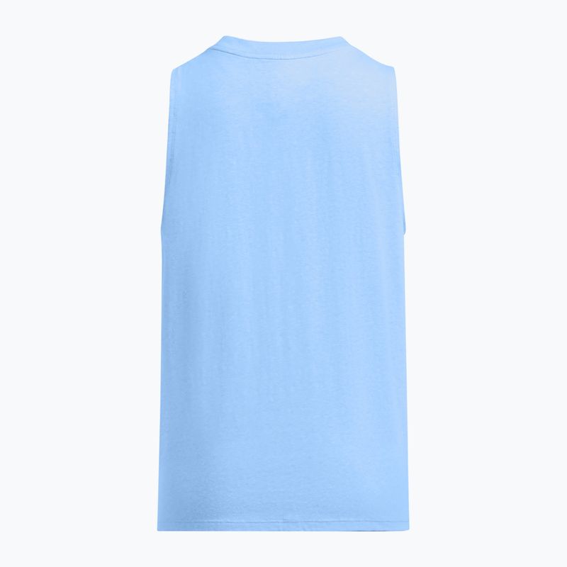 Moteriškas treniruočių tank topas Under Armour Rival Muscle Tank horizon blue/white 4