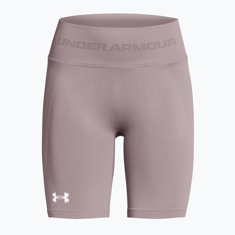 Moteriški treniruočių šortai Under Armour Train Seamless tetra gray/white