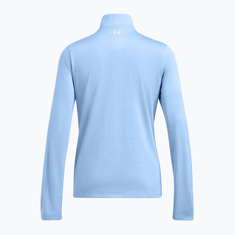 Moteriškas džemperis Under Armour Tech 1/2 Zip-Twist horizon blue/white 2