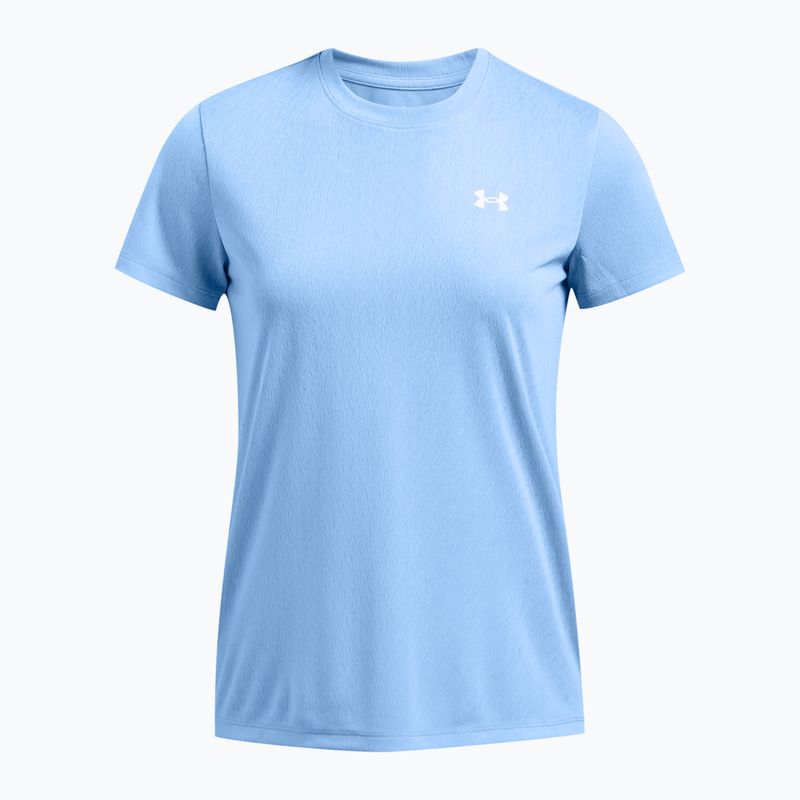 Moteriški žygio marškinėliai Under Armour Tech Riddle horizon blue/white 3