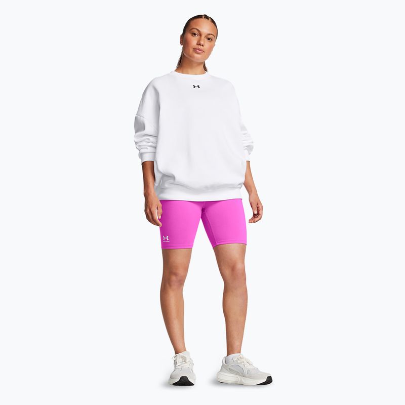 Moteriški treniruočių šortai Under Armour Rival 7in Short vivid magenta/white 2