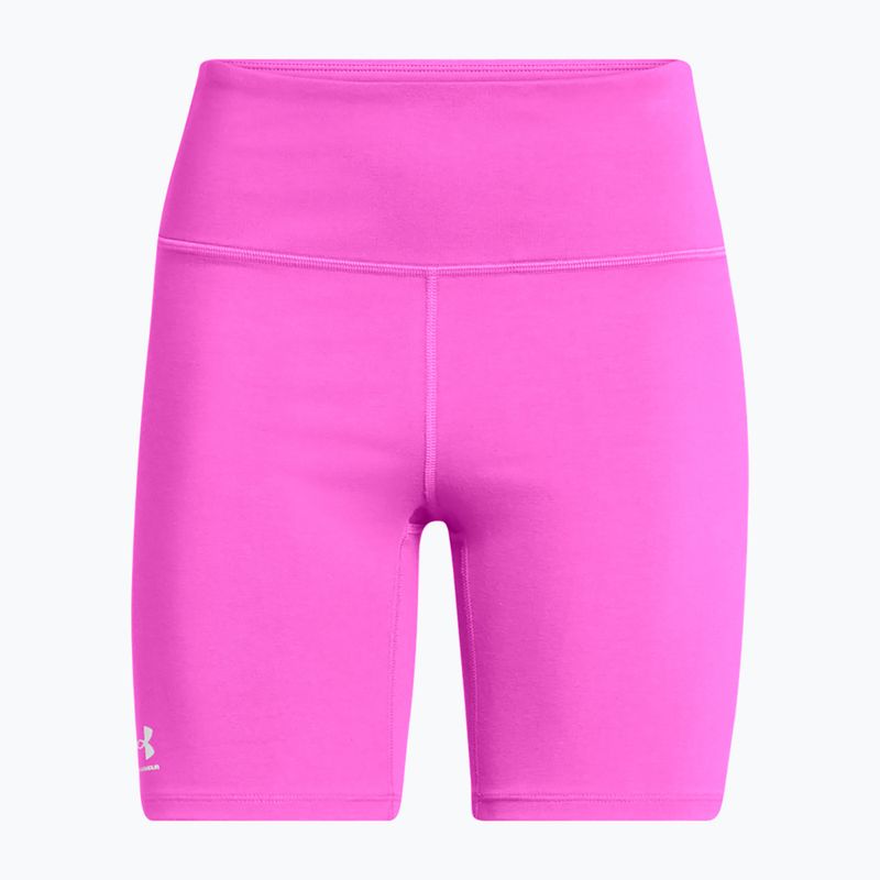 Moteriški treniruočių šortai Under Armour Rival 7in Short vivid magenta/white 5