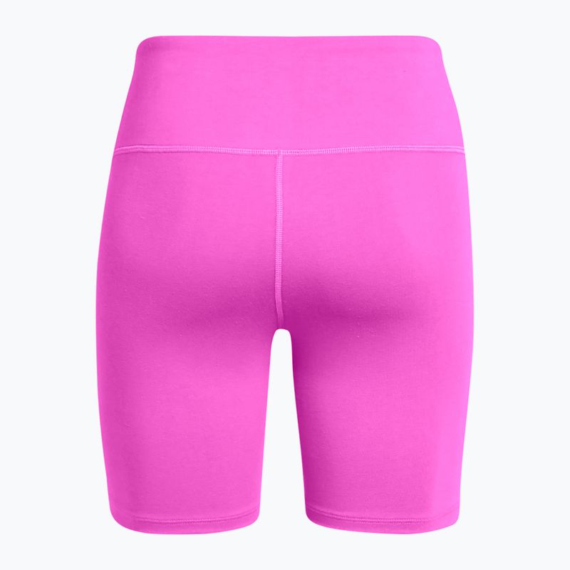 Moteriški treniruočių šortai Under Armour Rival 7in Short vivid magenta/white 6