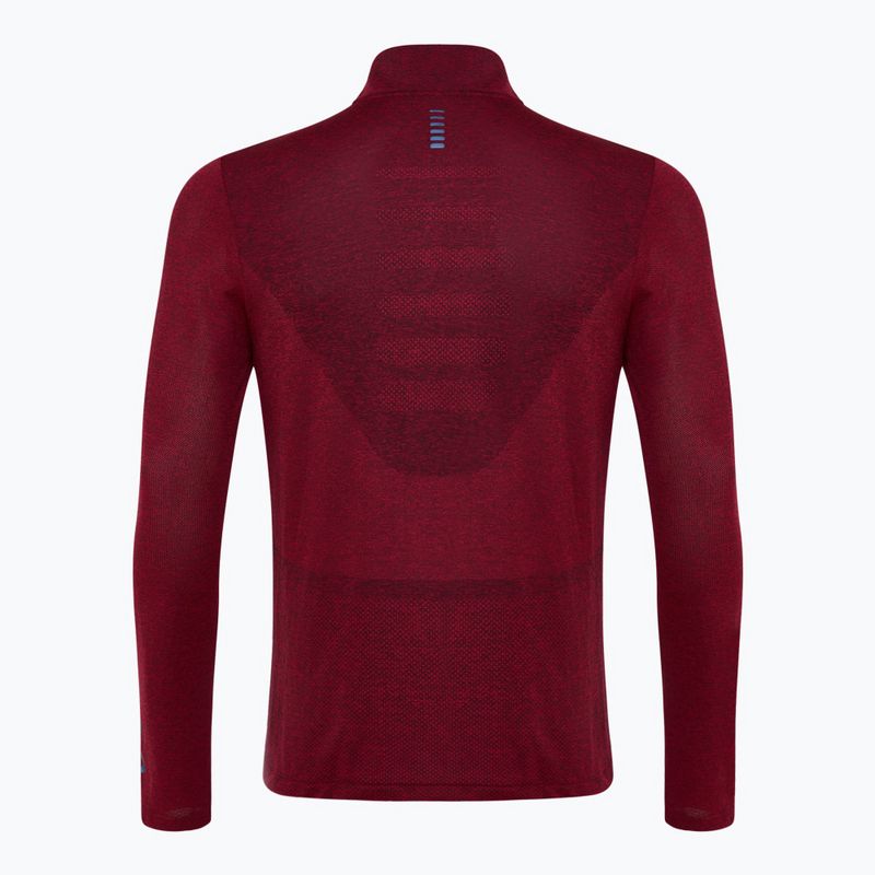 Vyriškas bėgimo džemperis Under Armour Seamless Stride 1/4 Zip racer red/reflective 2