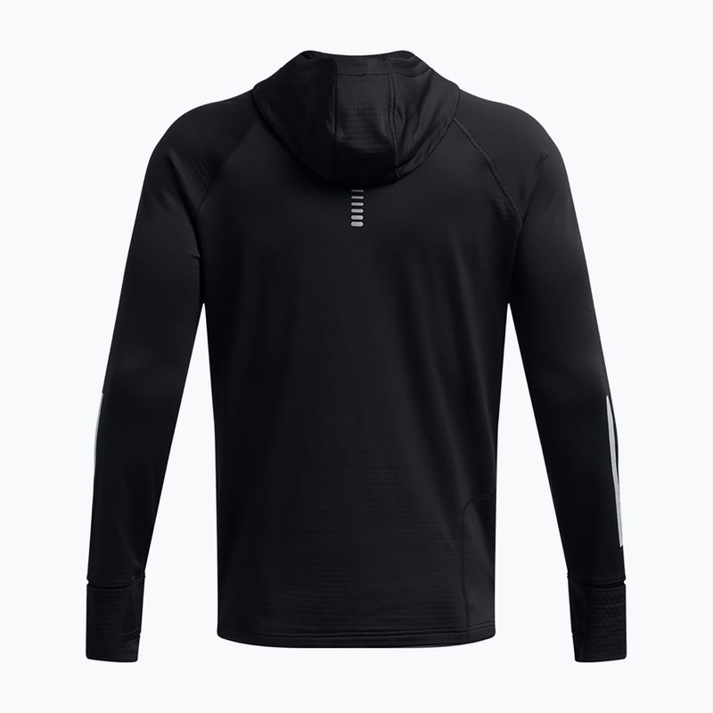 Vyriškas bėgimo džemperis Under Armour Launch Elite CW Balaclava Hoody black/reflective 5