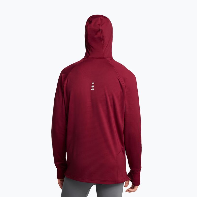 Vyriškas bėgimo džemperis Under Armour Launch Elite CW Balaclava Hoody cardinal/reflective 2
