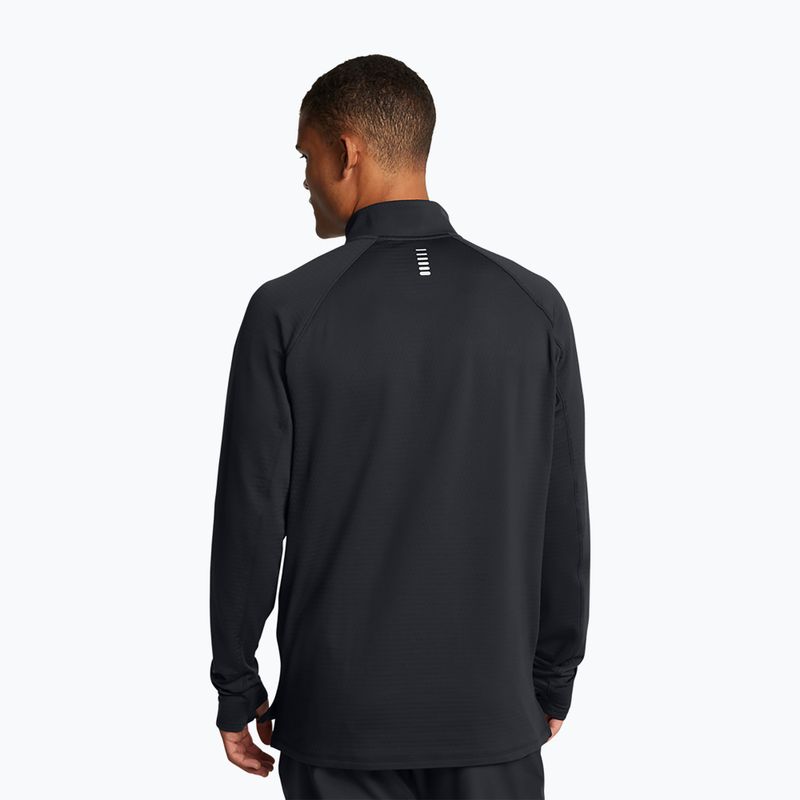 Under Armour Launch Elite CW Half Zip juodas/atspindintis vyriškas bėgimo džemperis 2