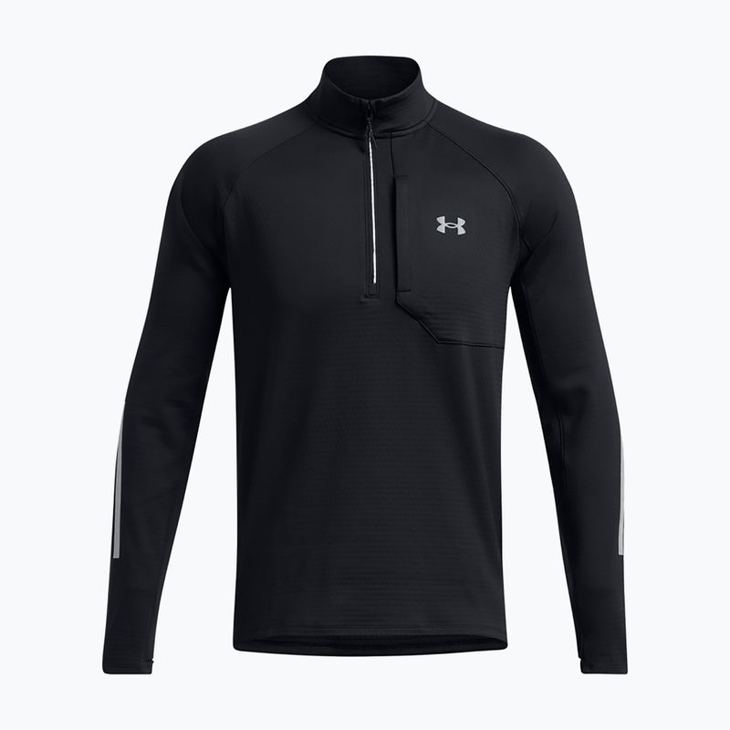 Under Armour Launch Elite CW Half Zip juodas/atspindintis vyriškas bėgimo džemperis 3