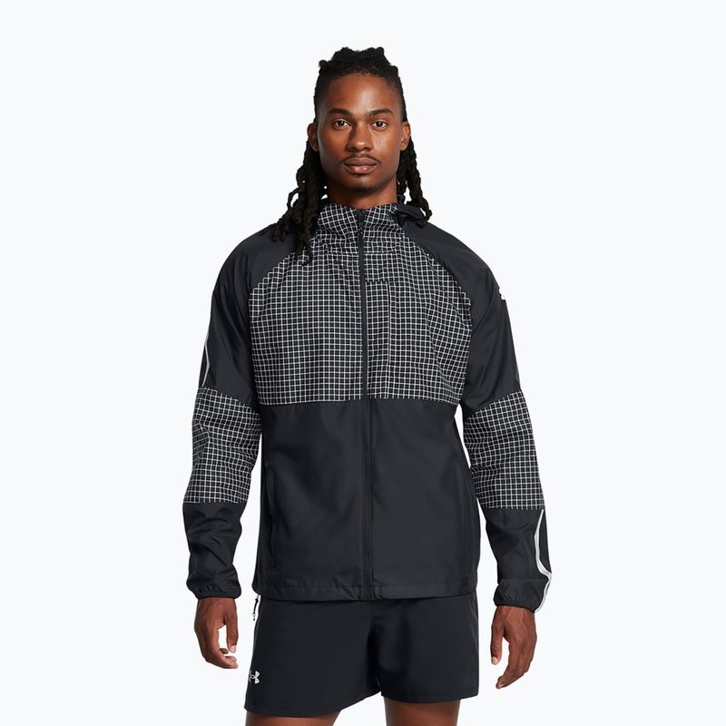 Vyriška striukė Under Armour Launch Elite CW black/reflective