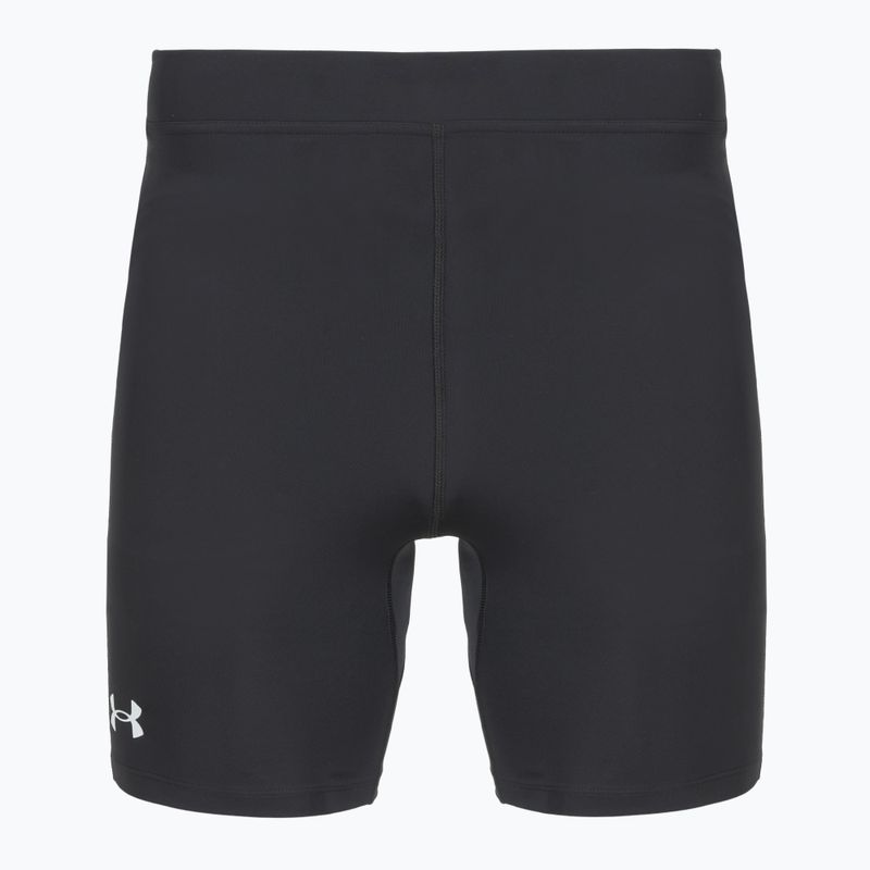 Vyriškos bėgimo tamprės Under Armour Launch Half Tights black/black/metallic silver