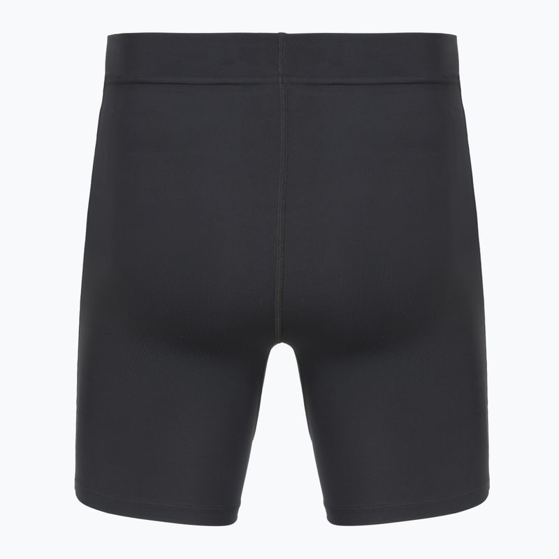 Vyriškos bėgimo tamprės Under Armour Launch Half Tights black/black/metallic silver 2
