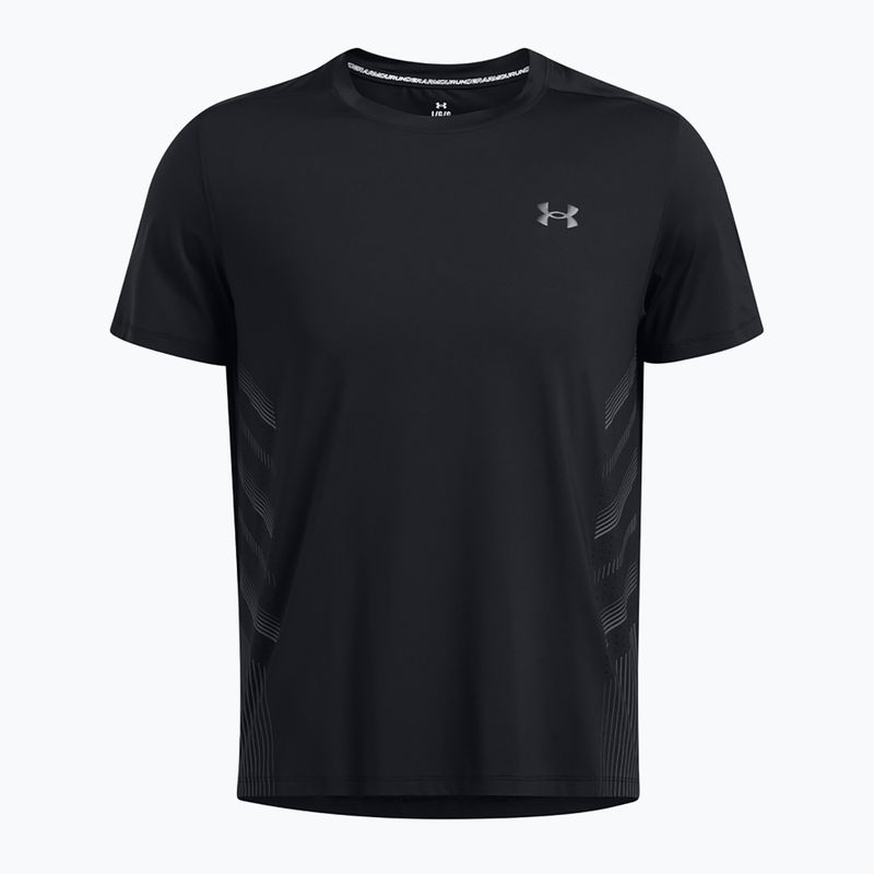 Under Armour UA Launch Elite Graphic vyriški bėgimo marškinėliai black/castlerock/reflective 4