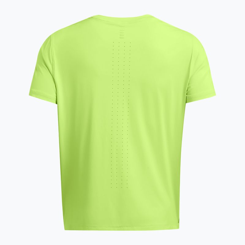 Vyriški bėgimo marškinėliai Under Armour UA Launch Elite Graphic morph green/castlerock/reflective 5