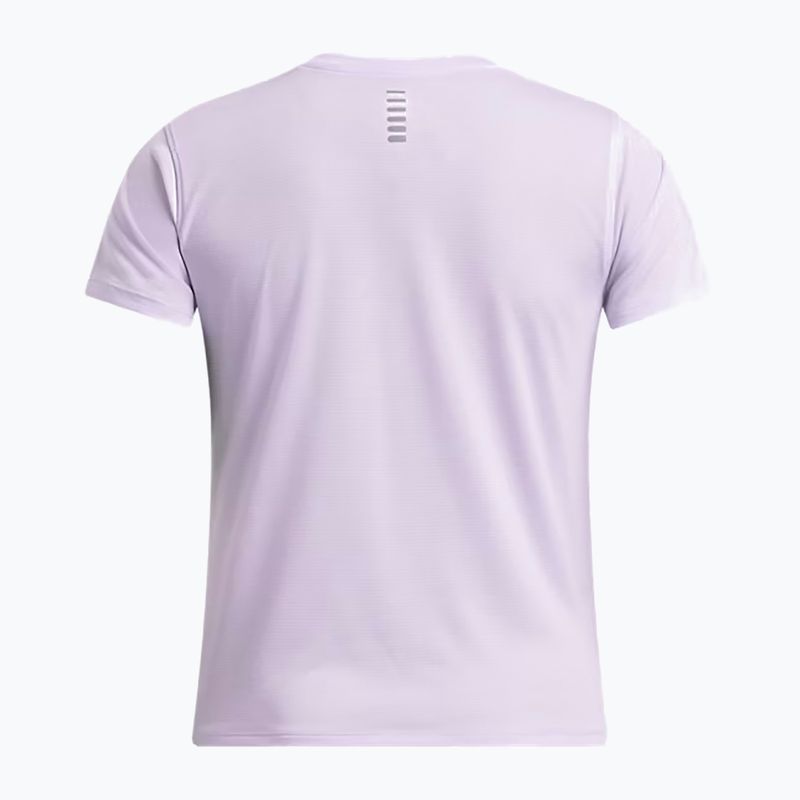 Moteriški bėgimo marškinėliai Under Armour Launch salt purple/reflective 2