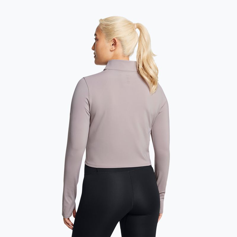 Moteriška "Under Armour Launch Elite Half Zip" tetra pilka/atspindinti bėgimo ilgomis rankovėmis striukė 2