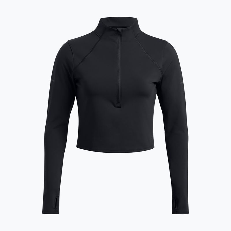 "Under Armour Launch Elite Half Zip" juoda/atspindinti moteriška bėgimo striukė su ilgomis rankovėmis 3