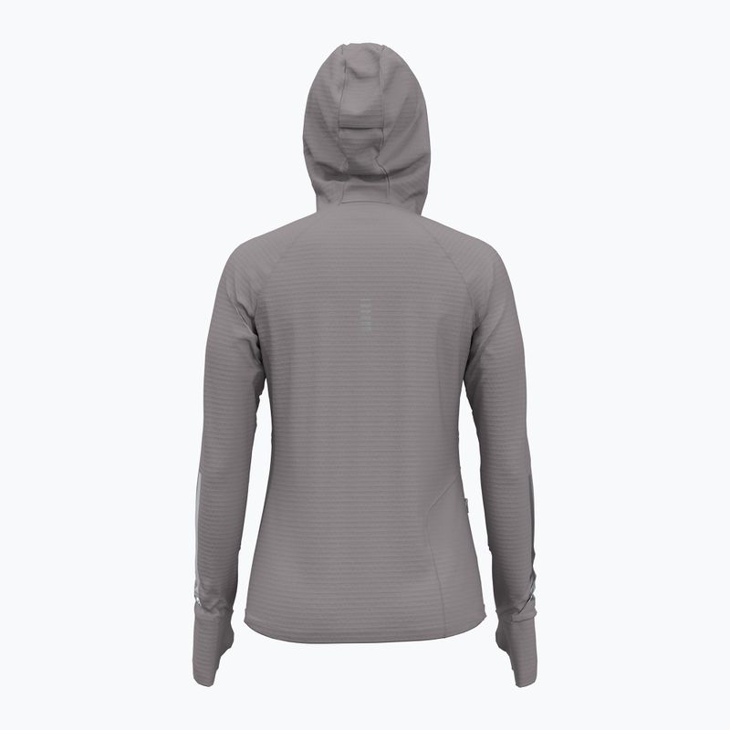 Moteriškas bėgimo džemperis Under Armour Lunch Elite CW Balaclava Hoodie tetra gray/reflective 2