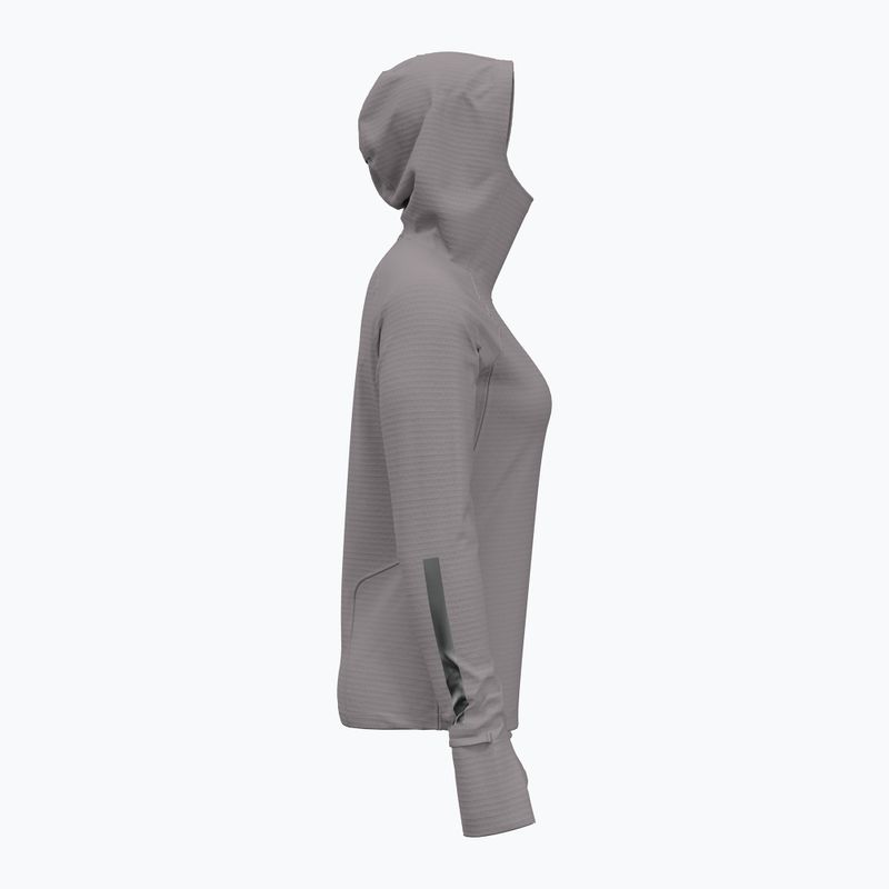 Moteriškas bėgimo džemperis Under Armour Lunch Elite CW Balaclava Hoodie tetra gray/reflective 4