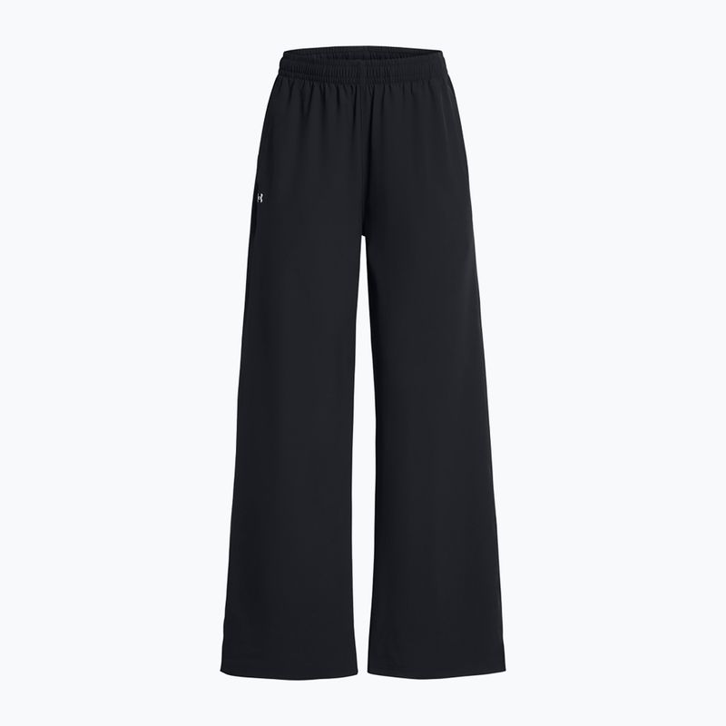 Moteriškos kelnės Under Armour Rival Wide Leg black / white 5
