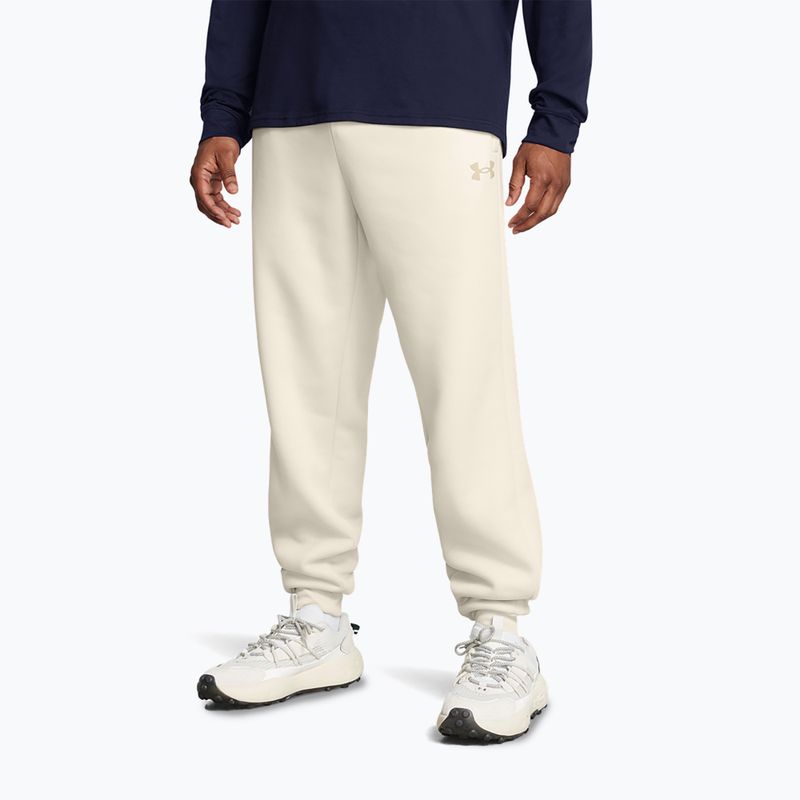 Vyriškos kelnės Under Armour Fleece Pro Joggers summit white/khaki base