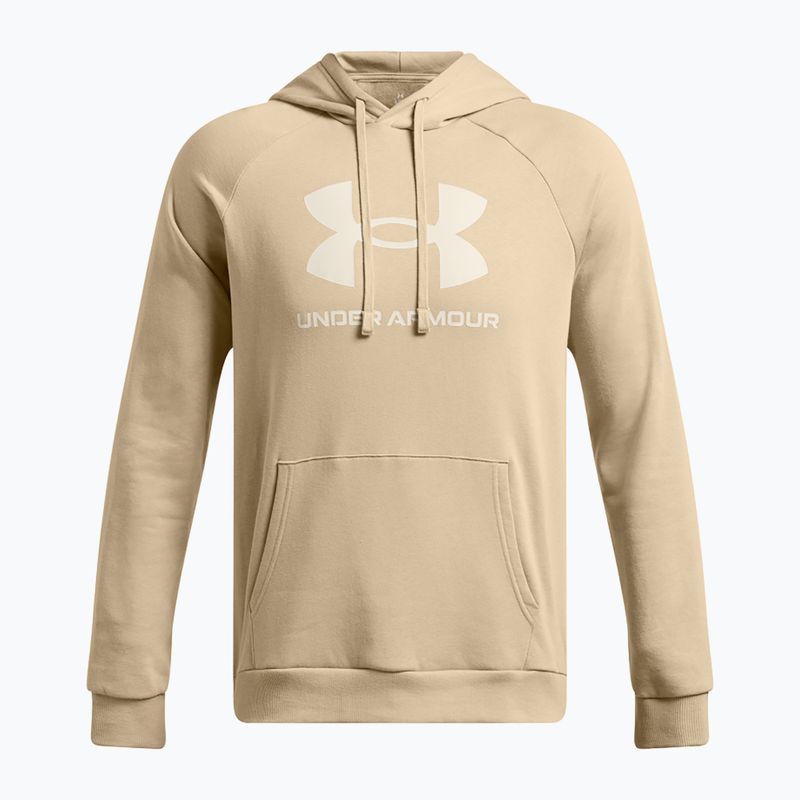 Vyriškas džemperis Under Armour Rival Fleece Logo HD city khaki/summit white 4