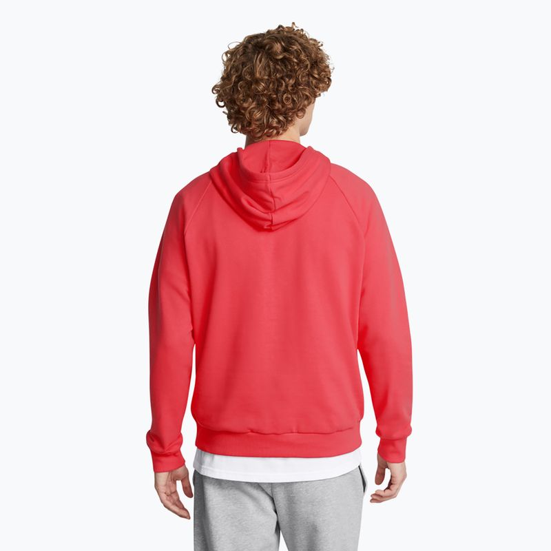 Vyriškas džemperis Under Armour Rival Fleece Logo HD racer red/inferno red 2