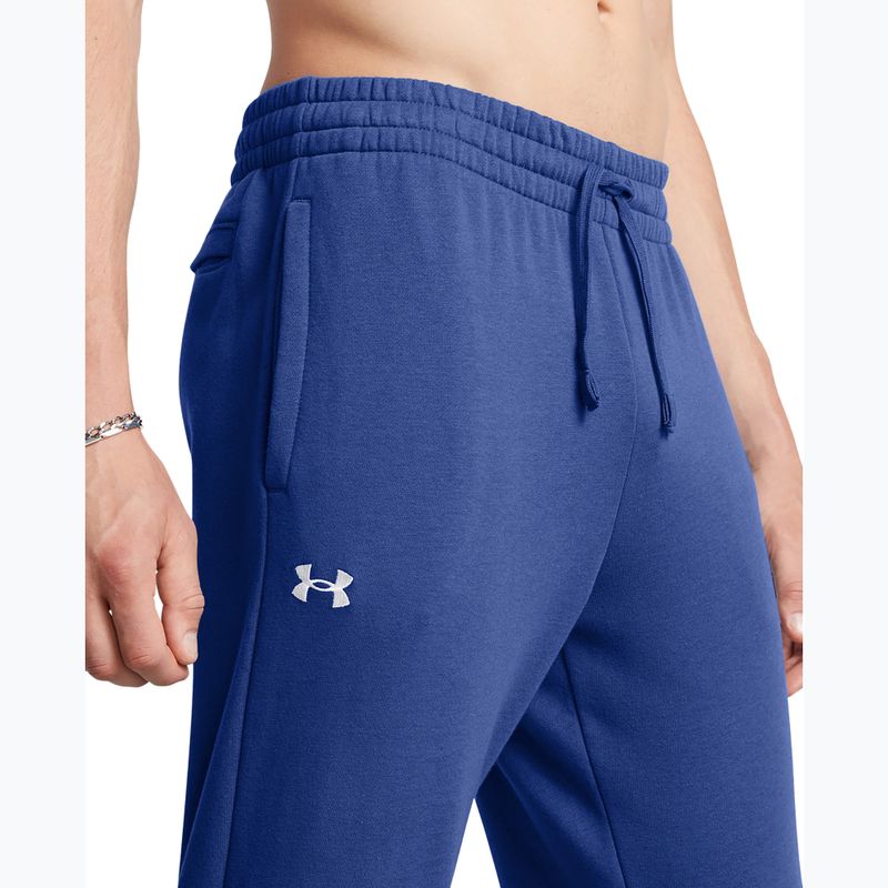 Vyriškos kelnės Under Armour Rival Fleece Joggers tech blue/white 3