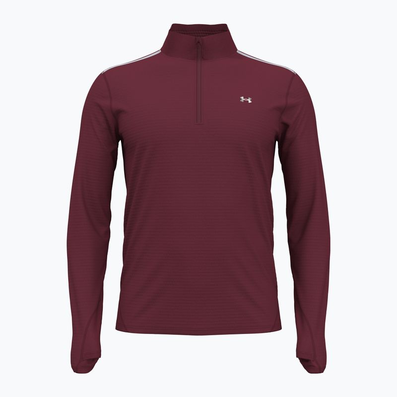 Vyriškas bėgimo džemperis Under Armour Vanish CW 1/4 Zip cardinal/reflective