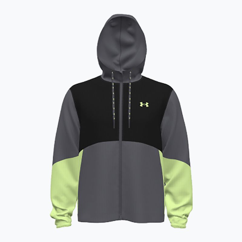 Vyriška treniruočių striukė Under Armour Legacy Windbreaker castlerock/morph green